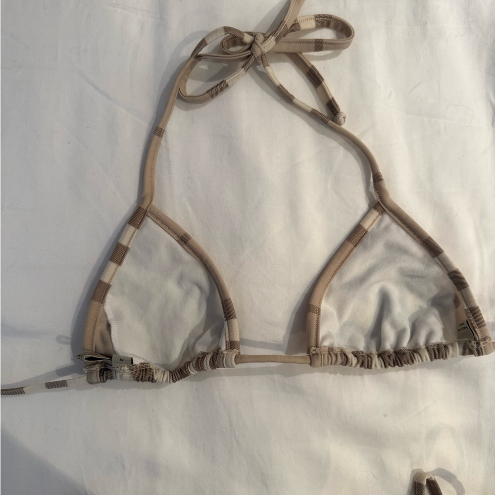 Authentic Burberry Triangle Bikini Set - Beige & … - image 7